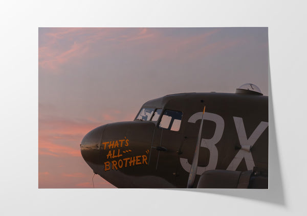 C-47 Skytrain Sunrise Closeup at Ellington