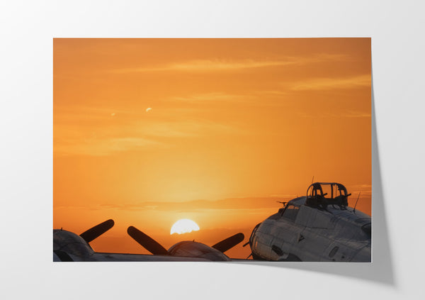 B-17 Sunrise Closeup at Ellington