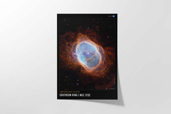 Southern Ring Nebula JWT Poster