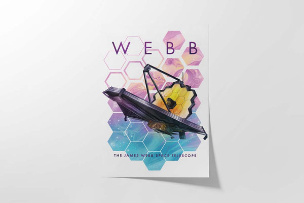 James Webb Telescope Anniversary Poster (Light)