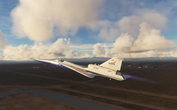 NASA X-59A QueSST - Quiet-Supersonic Research Aircraft